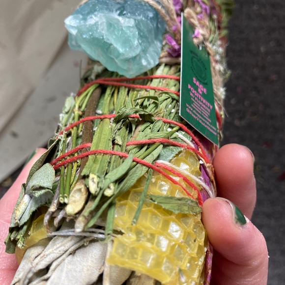 Sage & Positivity Smudge Wand/Stick 9” - Picture 4 of 4